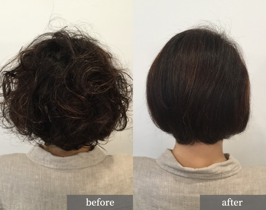 髪質改善ハリスノフトリートメント施術例4