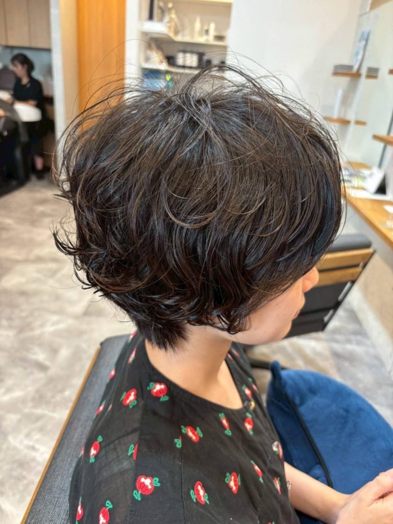 ゆるふわパーマ×ショート